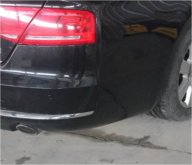 鋁車(chē)身整形修復(fù)后